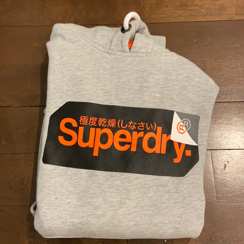 SuperDry grey hoodie